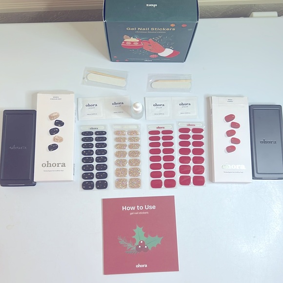 Ohora Semi Cured Gel Nail Strip 2024 Christmas Gift Set (Limited Edition) - Picture 7 of 13